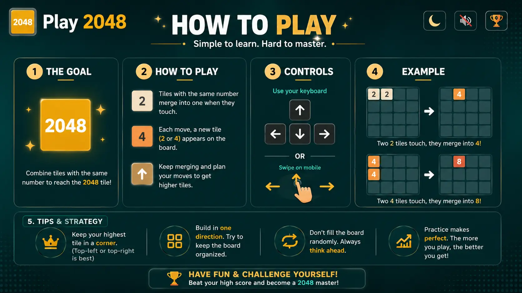How to Play 2048 Game Guide